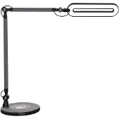 MAUL Bureaulamp MAULmarino LED 2800 - 6100 K dimbaar standvoet zwart zilver