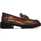 Xti Dames Bruine schoenen 146258 (38), 3 tot 5 cm, Geen, Casual, Klassiek, Lakleer 14625802-TAUPE
