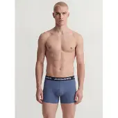 Jack & jones Boxershorts 'JACFAX' blauw / nachtblauw / blauw gemêleerd / wit
