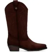 Refresh Dames Bruine laarzen 176295 (41), 3 tot 5 cm, Ritssluiting, Casual 17629502-MARRON