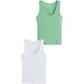 Next Top lichtgroen / wit