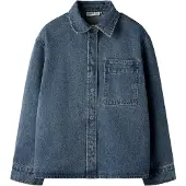 Name it Blouse 'NKMMARIO' blauw denim