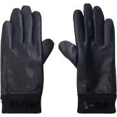BOSS Herenschoenen Leren Handschoenen (Donkerblauw)