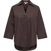 ONLY Blouse 'ONLSaja Keri' chocoladebruin