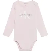 Calvin Klein Jeans Rompertje/body grijs / sering / wit