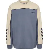 Hummel Shirt 'LOOSE PIPING' lichtbeige / grijs