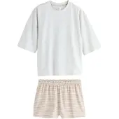 Next Korte pyjama sand / grijs gemêleerd