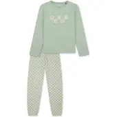Schiesser Nachtkledij ' Nightwear ' mintgroen / pastelgroen