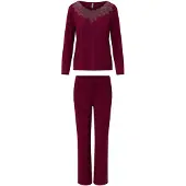 Lingadore Pyjama bordeaux