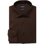Olymp Luxor 24/Seven Modern Fit Jersey overhemd noga, Effen