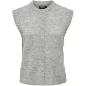 ONLY Gebreide bodywarmer 'ONLSIMONI' grijs gemêleerd