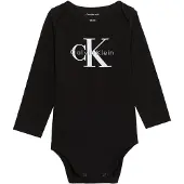 Calvin Klein Jeans Rompertje/body zwart / wit