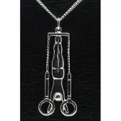 MOOYE ® - Collectie Zilveren Turner aan ringen ketting hanger