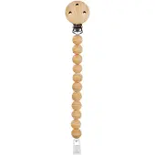 Nattou Silicone Speenkoord - Fopspeenketting - 30 cm - Beige