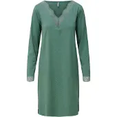Lingadore Night Nachthemd 8628 | Maat: L | Kleur: Green Marl