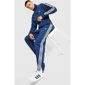 Adidas Originals Broek 'Firebird' donkerblauw / wit