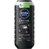 Nivea 24x Shampoo & Douchegel 3in1 Active Clean 250 Ml