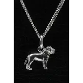 MOOYE ® - Collectie Zilveren Fila Brasiliero ketting hanger - klein