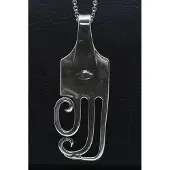 MOOYE ® - Collectie Zilveren Vork groot als ketting hanger besteksieraad