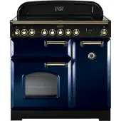 Rangemaster Classic Deluxe 90 Ceramic Range-fornuis Electrisch Keramisch Blauw