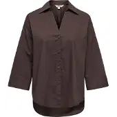 ONLY Blouse 'ONLSaja Keri' chocoladebruin