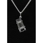 MOOYE ® - Collectie Zilveren Slee ketting hanger