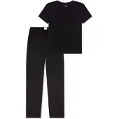 Schiesser Pyjama 'Mix & Relax' zwart