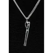 MOOYE ® - Collectie Zilveren Blokfluit ketting hanger - klein