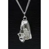 MOOYE ® - Collectie Zilveren Jet skiër massief ketting hanger