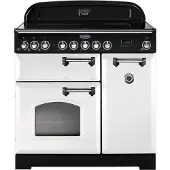 Rangemaster Classic Deluxe 90 Ceramic Range-fornuis Electrisch Keramisch Wit
