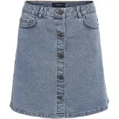 Noisy May Denim A-lijn minirok voor dames (Lichtblauw)