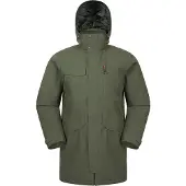 Mountain Warehouse Waterdicht gewatteerd herenjack (Groen)
