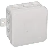 Famanu - Kabelbox Inbouw Aansluitdoos IP54 12 doorvoeren 85x85x41mm (Wit)