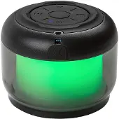 Rabalux Radelia bureaulamp, Bluetooth-luidspreker, RGB, zwart, IP20, accu, 76110