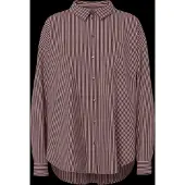 Pieces Blouse 'PCEMMY' chocoladebruin / rosé