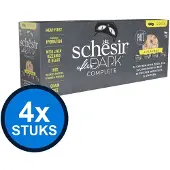 Schesir 4x - After Dark - Kattenvoer - Paté in blik - Variety Pack - 12x80g