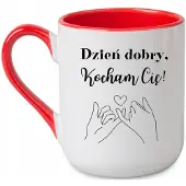 Alfa Unieke Mok Cadeau voor Valentijn, Verjaardag - Wit/Rood
