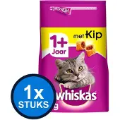 Whiskas 1x 1+ Droog Adult Kip - Kattenvoer - 7kg