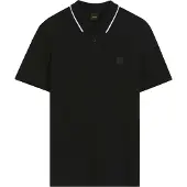 BOSS Poloshirt van katoenpiqué met contrasterende streep op de kraag