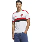Adidas Functioneel shirt 'CR Flamengo 26' bloedrood / zwart / wit