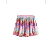 Next Rok azuur / goud / lila / pink