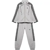Adidas Joggingpak 'TS' grijs / zwart