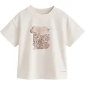 Next Shirt ecru / lichtbruin