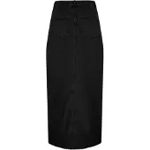Pieces Denim kokerrok voor dames (Zwart)