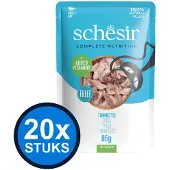 Schesir 20x Complete&Balanced kat pouch gelei tonijn 85gr