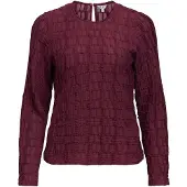 Object Blouse 'OBJEVIE' wijnrood