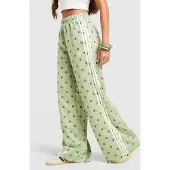 Adidas Broek olijfgroen / lichtgroen / wit