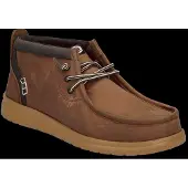 HEY DUDE Chukka Boots 'Wally Mid GripR Leather' bruin