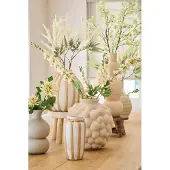 House of Nature Vaas Puerto Cortés Off white 31cm