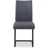 Idimex Schommelstoelen ALADINO, set van 4 - grijs